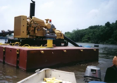 Flow and head performance specifications for EDDY Pump diesel booster models.