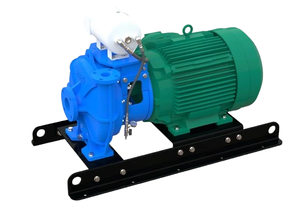 Centrifugal slurry pump handling solid-laden liquids