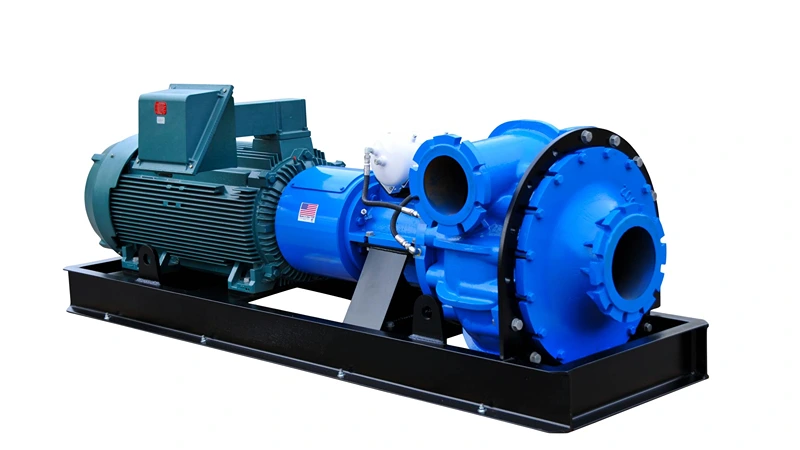 8-inch heavy-duty slurry pump for high-solids and abrasive material handling