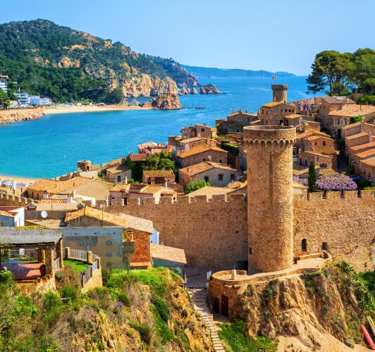 A coastal gem nestled in Catalonia's picturesque landscape