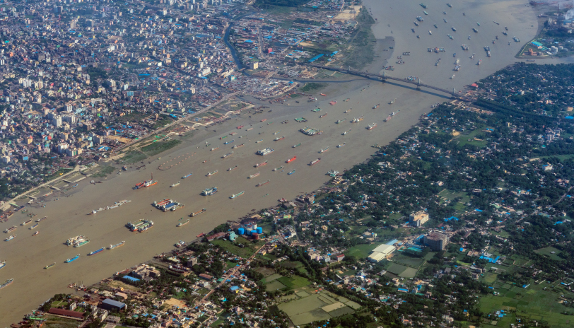 Chittagong Port in Bangladesh facilitates vital maritime trade