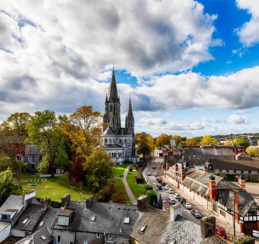 Cork A historic church graces cities landscape