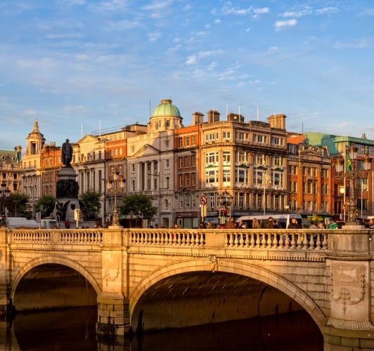 Dublin's charm is accentuated by its iconic bridges.