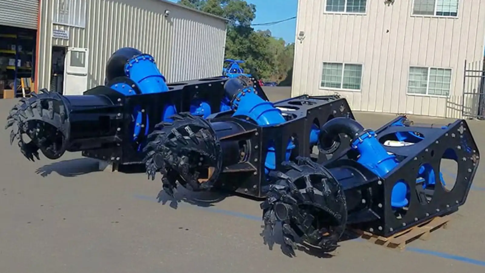 Excavator Dredge Pump EDDY Pump Excavator Dredge Attachment