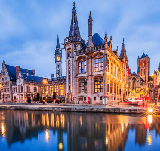 Ghent - Historic Belgian city known for its medieval architecture