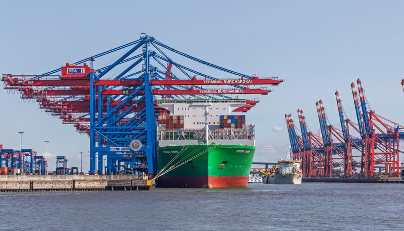 Hamburg's port status presents logistical challenges for material transfer