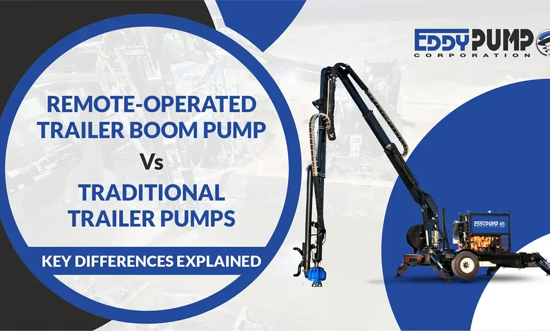 Remote-Operated Trailer Boom Pump vs. Traditional Trailer Pumps: Key Differences Explained