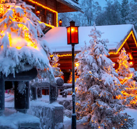 Snowy haven in the far north, Lapland enchants with its winter wonderland
