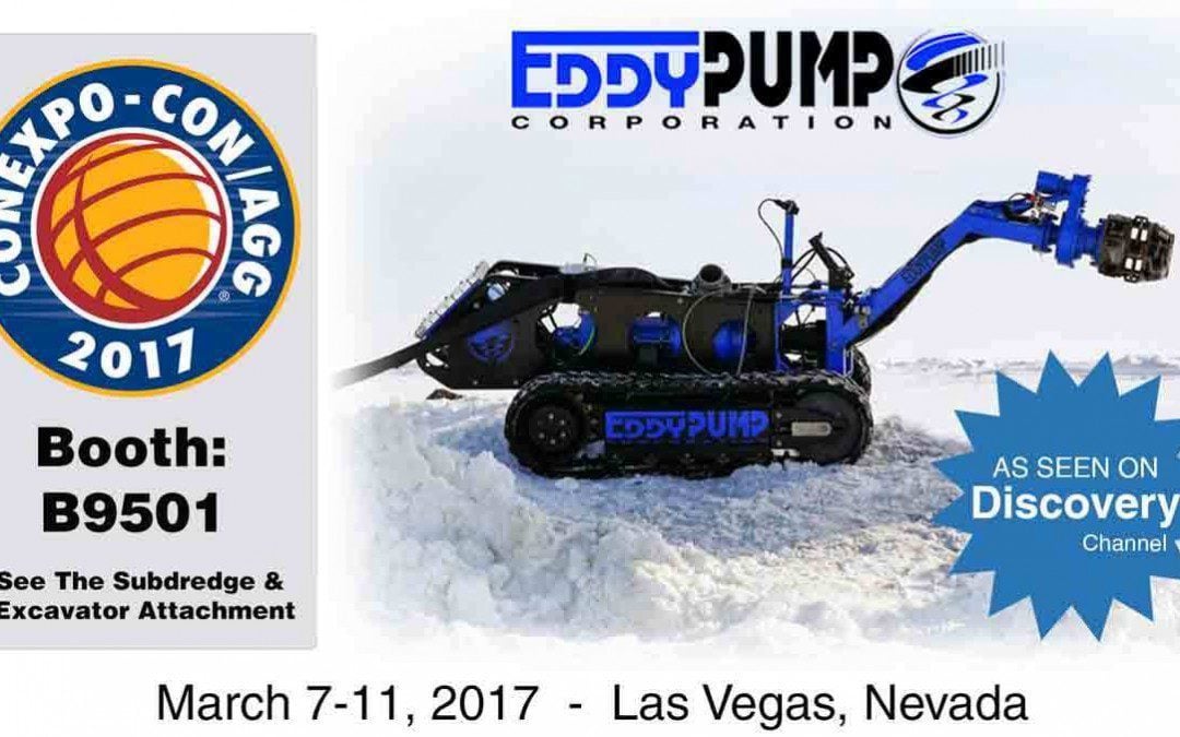 CONEXPO-CON/AGG 2017 – Excavator Dredge Pump Attachment and Subdredge – New Booth B9003
