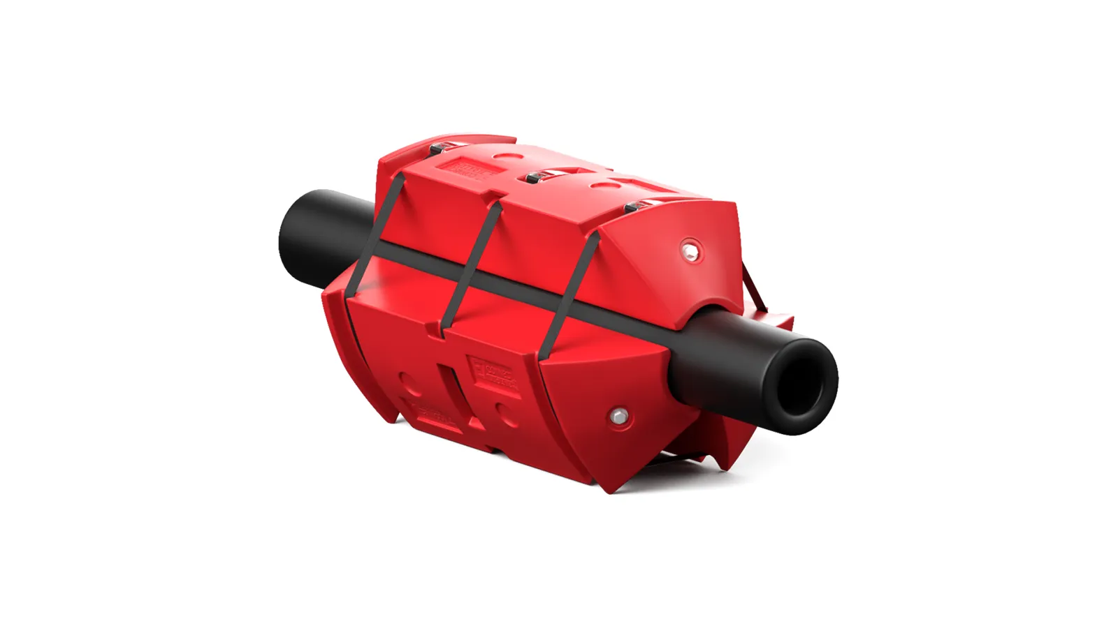 Modular float system supporting dredging pipelines in water
