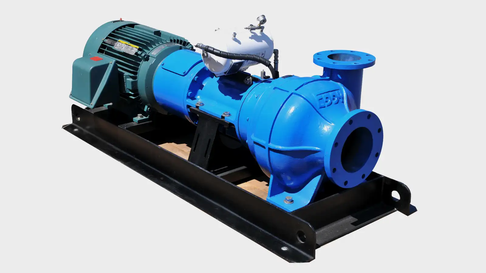 EDDY Pump 6-inch HD-6000 heavy-duty slurry pump with 8-inch suction and 6-inch discharge, engineered for high-solids industrial pumping up to 2,500 GPM