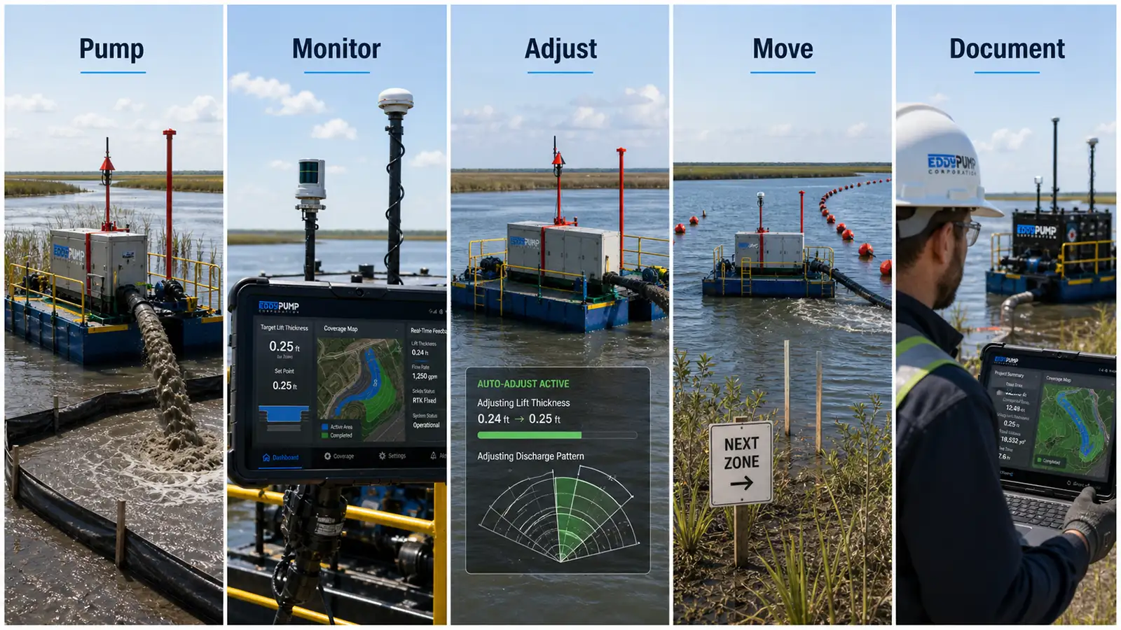 eddypump-automated-tlp-system-how-automated-thin-layer-placement-works-1600x900 Autonomous dredging equipment with cutter head removing sediment from lagoon