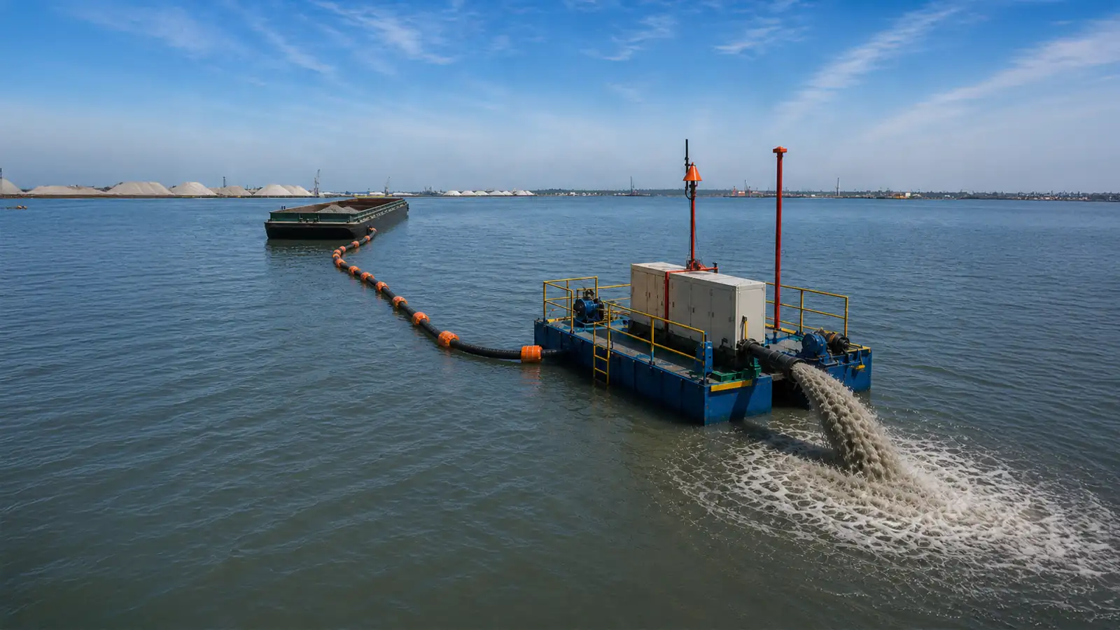 Sediment removal using jetting ring system minimizing liner damage