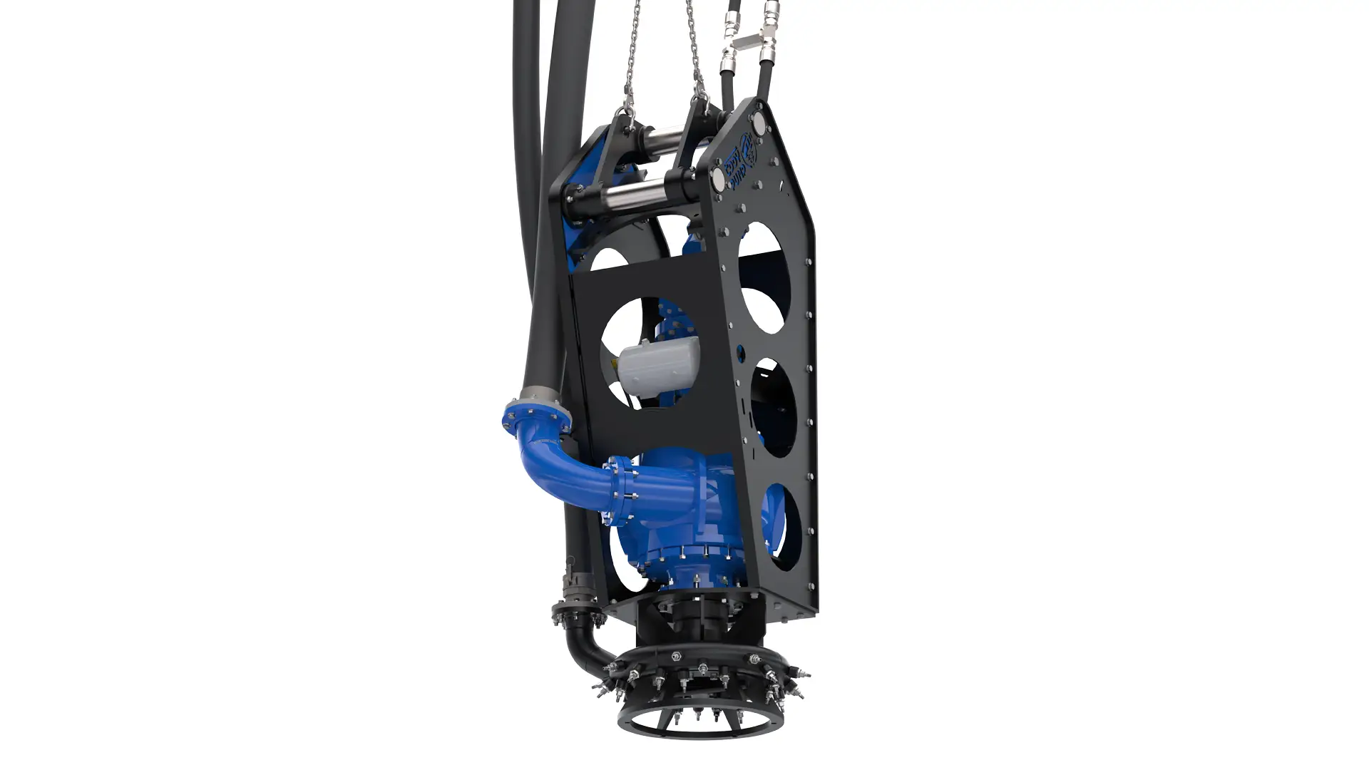 6-Inch JPE 6000 Electric Cable Deployed Dredge Pump