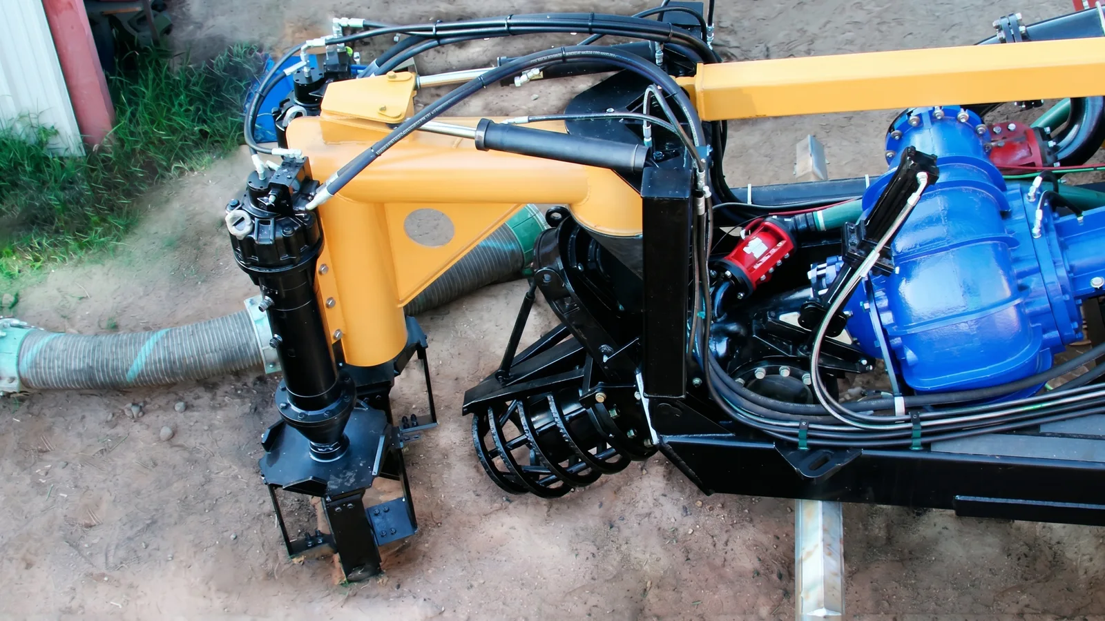 Custom mixer dredge attachment & The Egg Beater by EDDY Pump Corporation