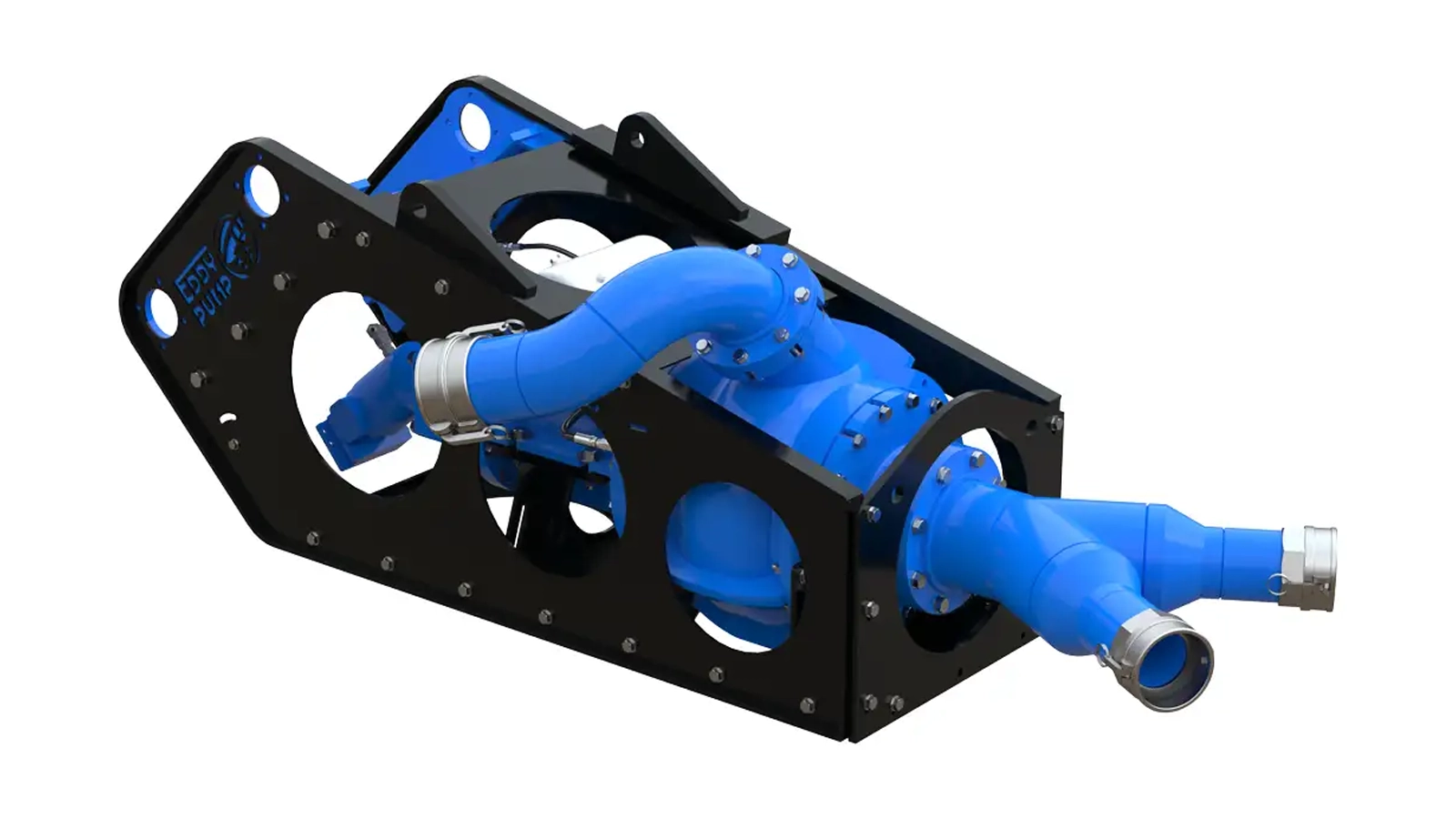 Hydraulic diver dredge system with dual jetting configuration for efficient sediment removal and reduced clogging