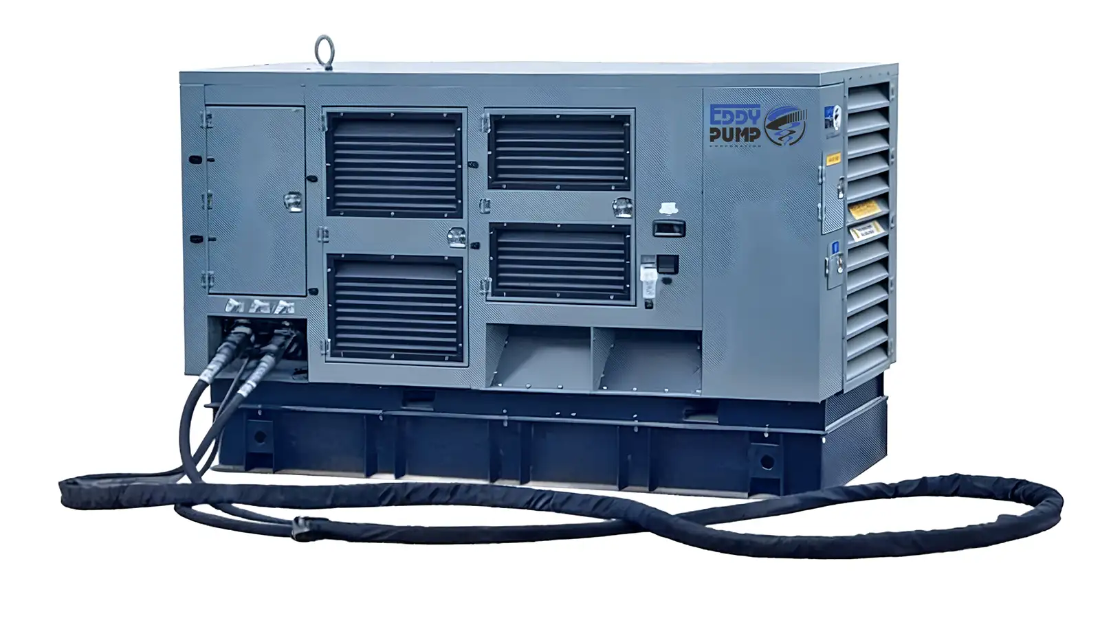 Hydraulic power and control equipment supporting reliable diver dredging performance in underwater environments