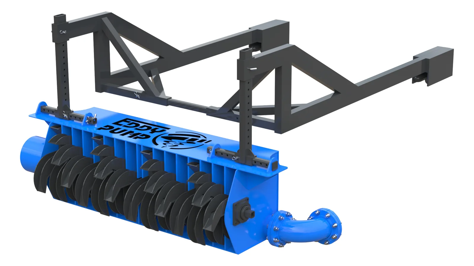 Hydraulic Sargassum Removal Attachment by EDDY pump