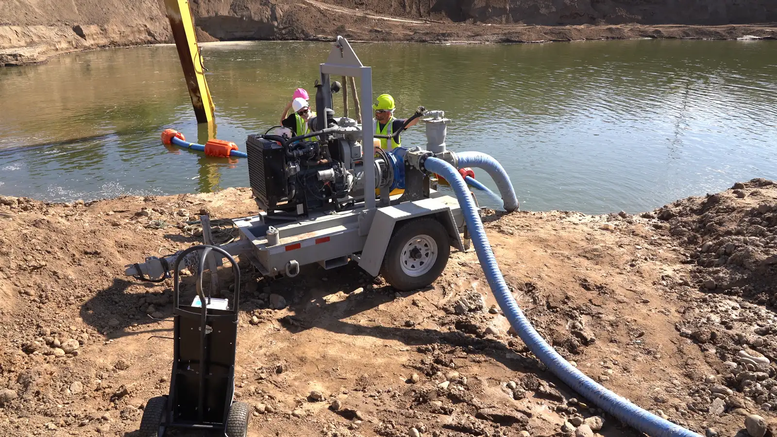 EDDY Pump key features and advantages highlighting non-clog design and high-solids pumping capability