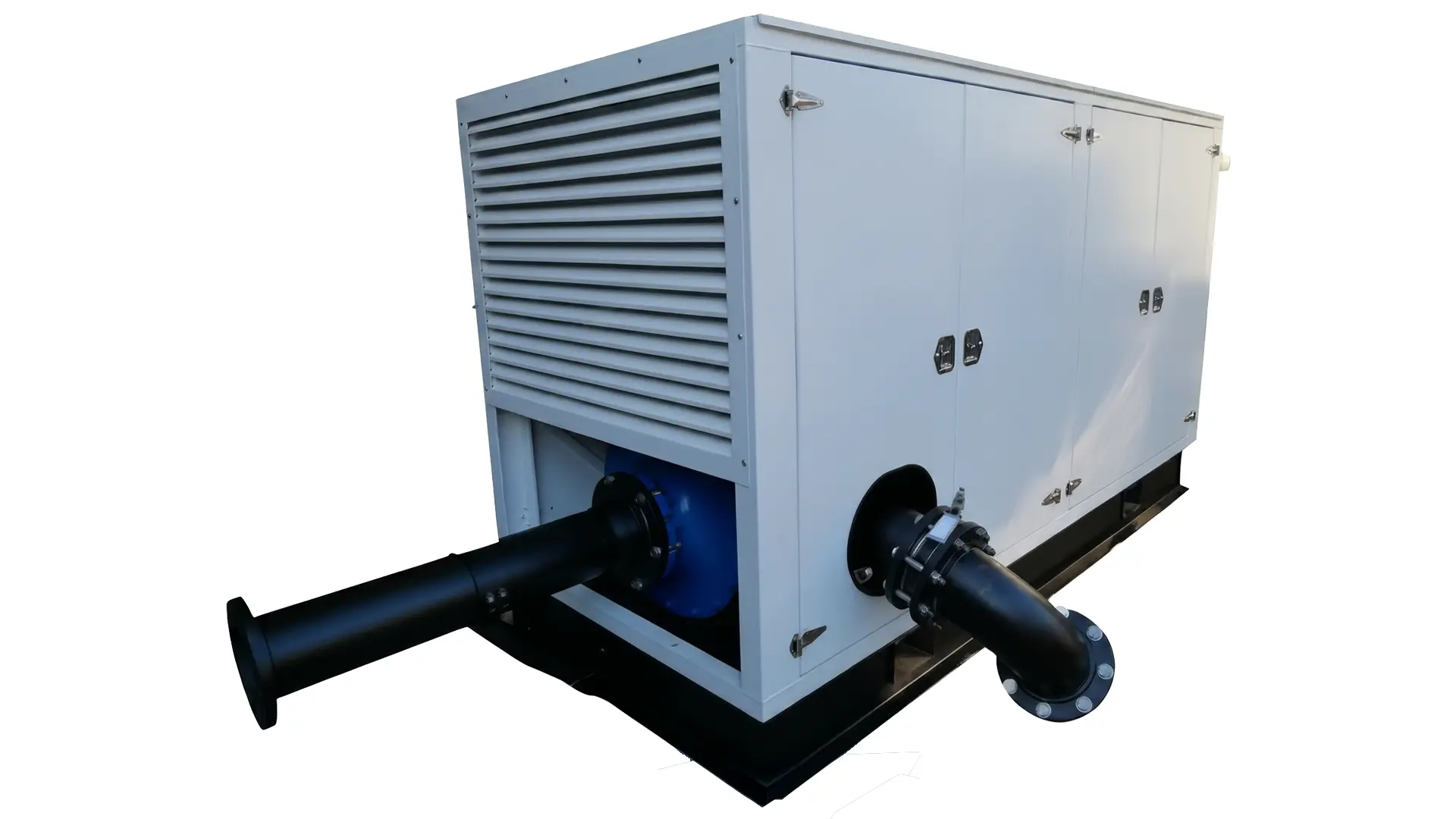 EDDY Pump skid-mounted booster pump for long-distance slurry transfer applications