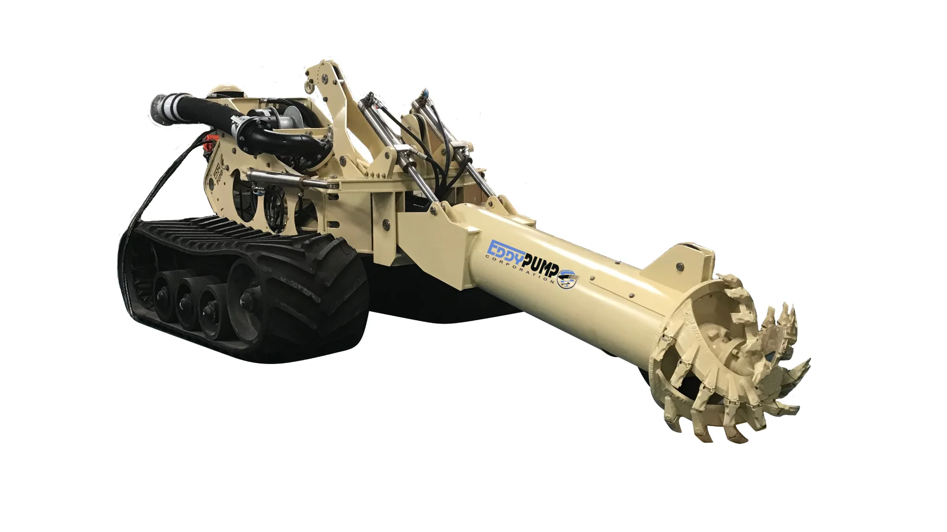 EDDY Pump Subdredge ROV remote operated submersible dredge pump for underwater dredging, sediment removal, and heavy-duty industrial slurry pumping in the USA