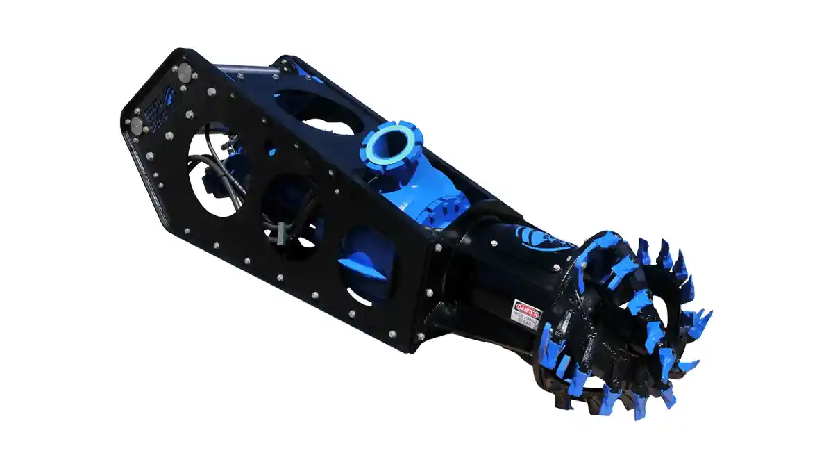 Excavator Dredge Pump Attachment EDDY Pump excavator dredge pump attachment with cutterhead for sand and gravel pumping