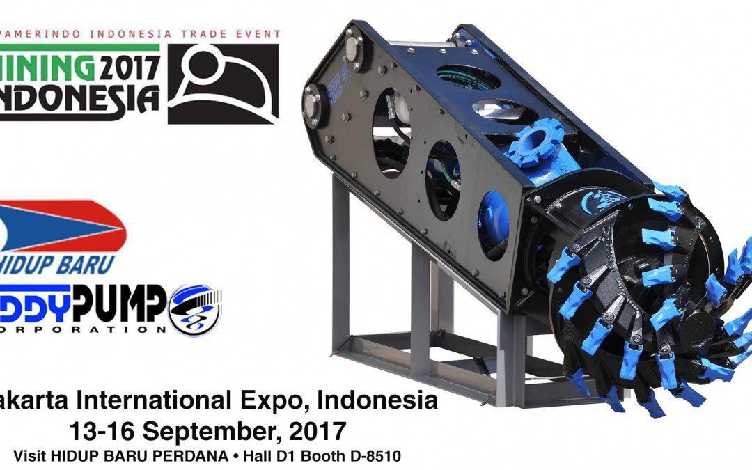 Expo Mining Indonésia 2017 – Visite Hidup Baru para ver nossa draga escavadeira